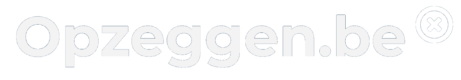 Het logo van Opzeggen.be